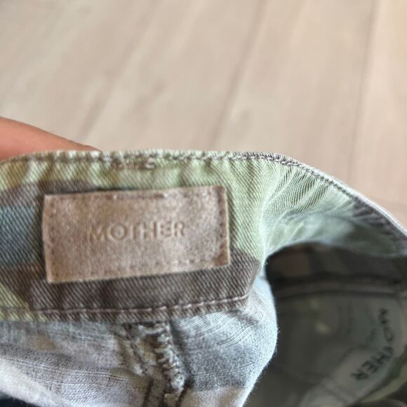 Mother the no zip misfit in girl boy etc wash camp pants Size 25 - Picture 8 of 13